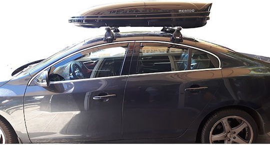 Menabo Kit Aluminum Bars Menabo Roof Rack Legs Menabo Mania 460lt Volvo S60 2010+ 3 Pieces Mb.vs60.02