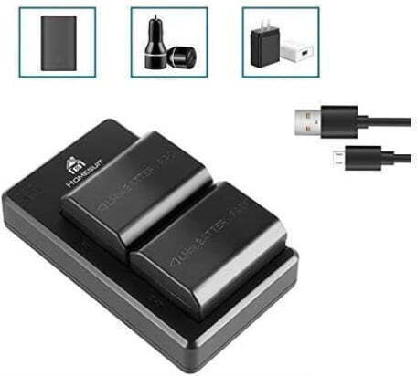 Încărcător de baterii Set 2 Np-fz100 Batteries Compatibil cu Sony