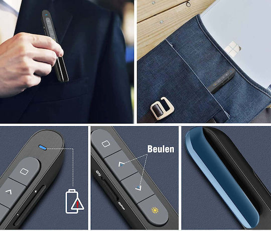 Pointer wireless cu laser roșu