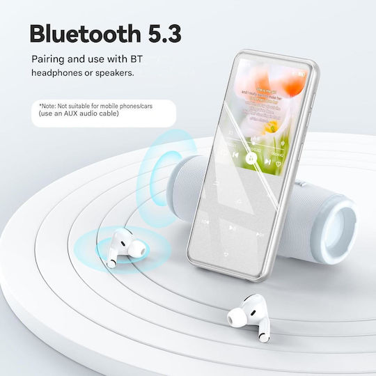 Agptek MP3 Player (64GB) cu Ecran Tactil TFT X002HNZ0F1