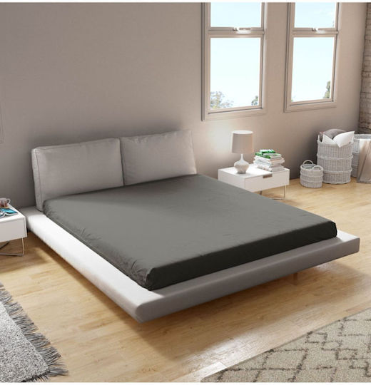 SteweHome Μονό 100x200εκ. με Λάστιχο Γκρι