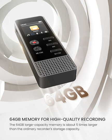 Sprachaufnahmegerät Recorder X001LWYV7R mit Interner Speicher 64GB