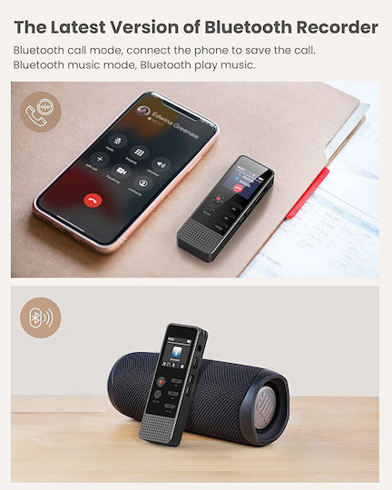 Sprachaufnahmegerät Recorder X001LWYV7R mit Interner Speicher 64GB