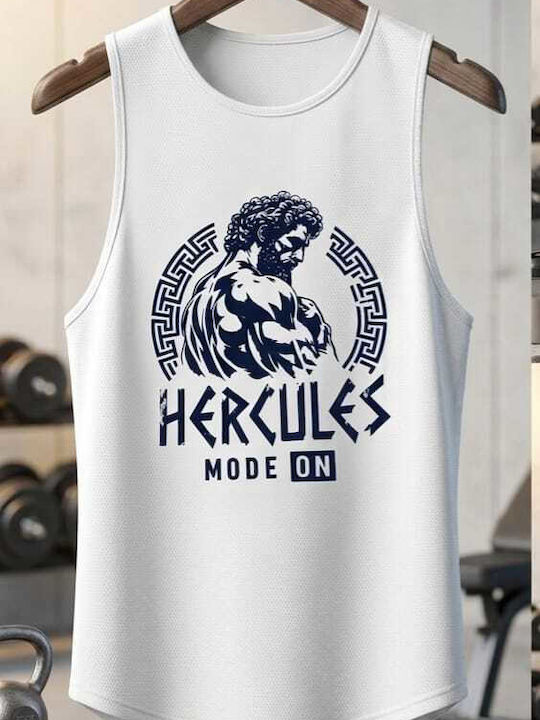 Sportliches Herrenbluse Kurzarm Weiß