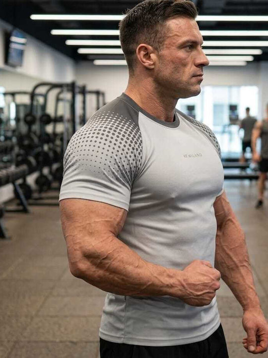 Comfort Αθλητικό T-shirt Ασημί
