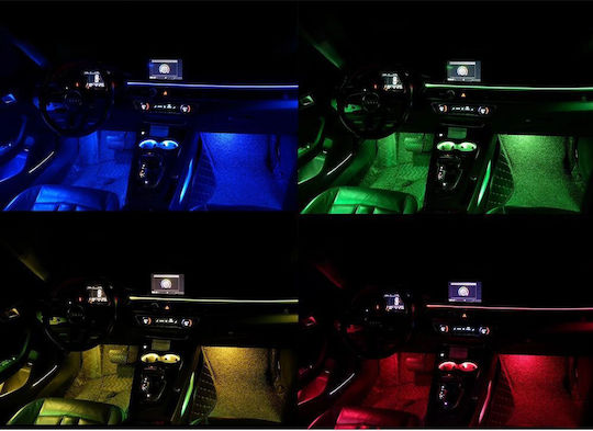 Diq Ambient Audi A4l Laser 8w Mod 2017-2021 Digital Iq Ambient Light Audi A4l Mod 2017-2025 26 Lights