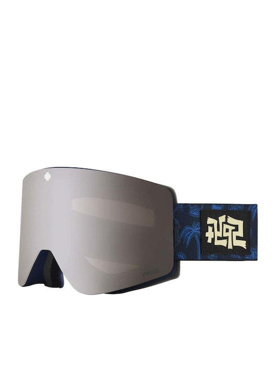 Spy Marauder Ski & Snowboard Goggles for Adults with Mirror Lens in Gray Colour