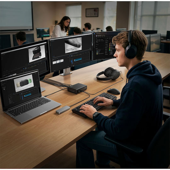 Belkin Connect USB-C Docking Station με HDMI/DisplayPort 4K PD Ethernet