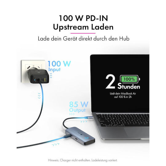 Icy Box Spade Dock 4081 USB-C Докинг станция с HDMI 4K PD
