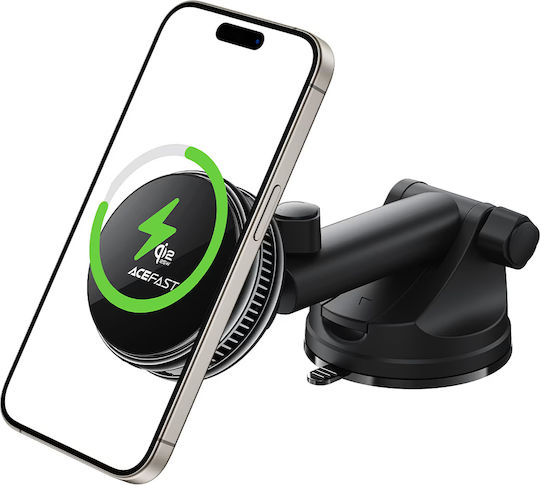 Acefast Car Mobile Mount 4.7" - 6.9" with Adjustable Hooks Black