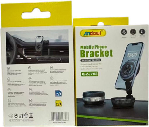 Andowl Car Mobile Mount with Magnet Black
