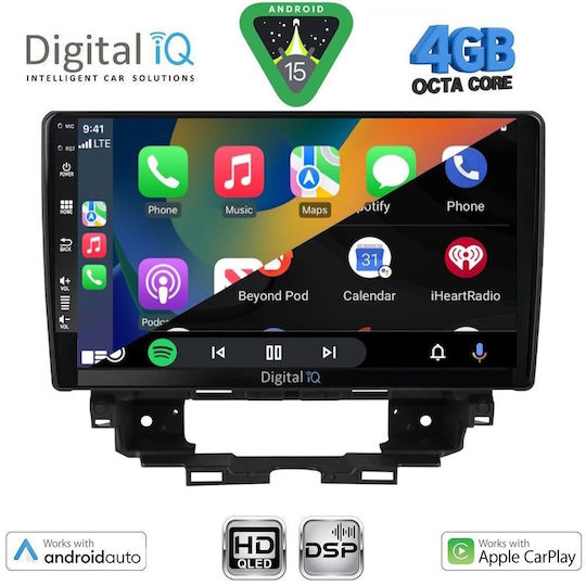 Digital Iq Bxf 16557_cpaa 9inc Multimedia Tablet Renault Kangoo Mod 2021+