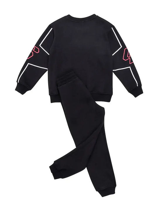 Kids Sweatpants Set Black