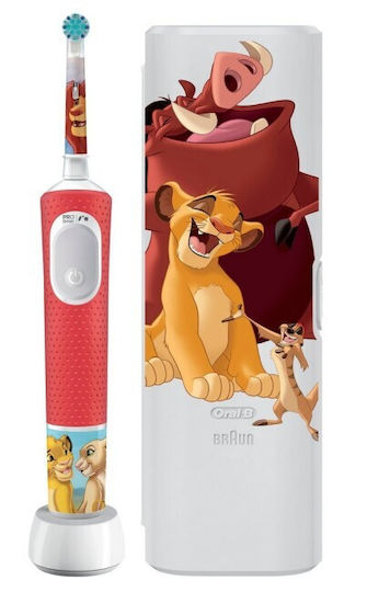 Oral-B Vitality Pro Детска електрическа четка за зъби за 3m+ със защитен калъф за пътуване