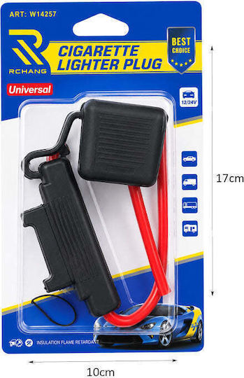 Rchang Car Cigarette Lighter Adapter Fuse 12v 24v Universal W14257