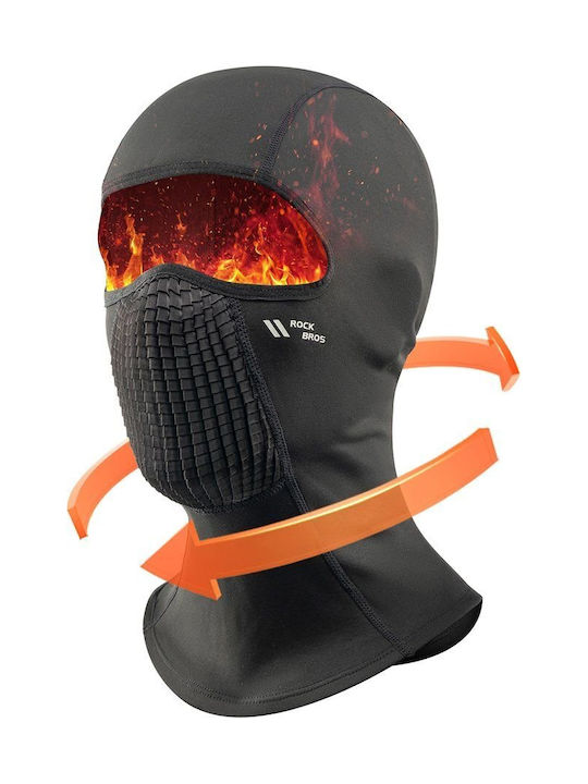 Rockbros Lf25699 Balaclavă Fleece Pentru Bicicletă Neagră 5907769389610 13250013001