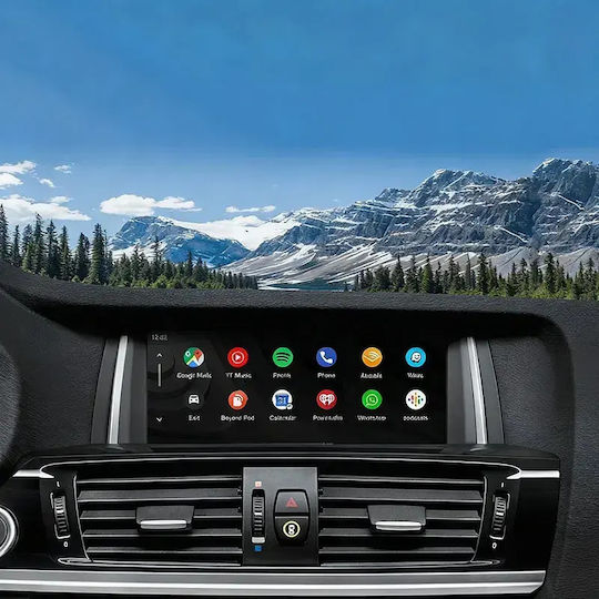 Adaptor Carplay Wireless Android Auto Box Bmw Mini Cic System 2 Camere Față Spate