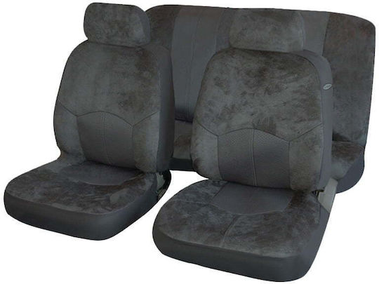 Universal Removable Headrest Alcantara 6 Pieces Beige 9990000007486