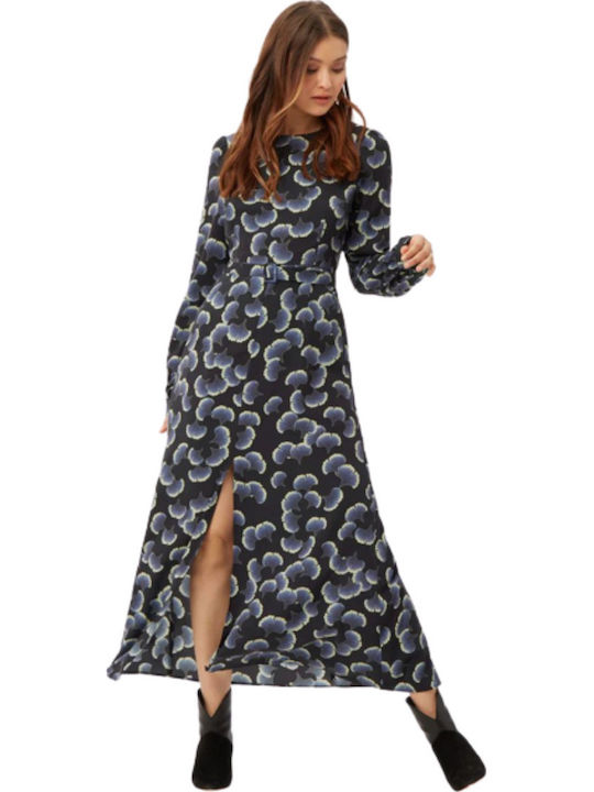 Summer Dress with Tearing Blue