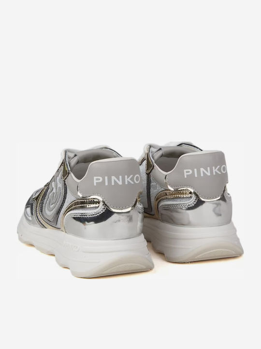 Damen Sneakers Silber