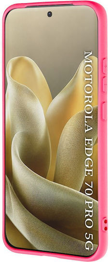 Techsuit Back Cover Din Silicon Fuchsia (Motorola Edge 70 Pro)