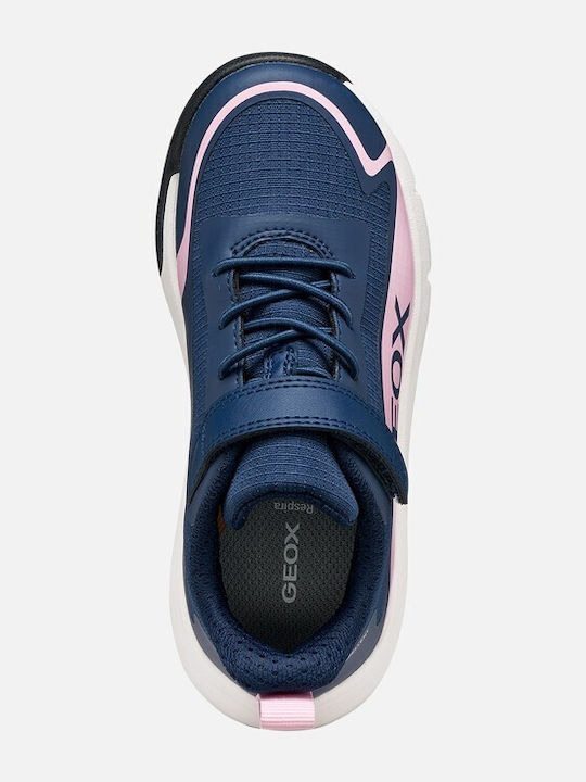 Kids Anatomic Sneakers with Hook & Loop Closure Blue