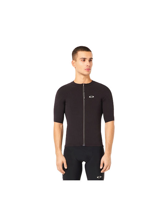 Oakley Männer Kurze Ärmel Fahrradtrikot Schwarz