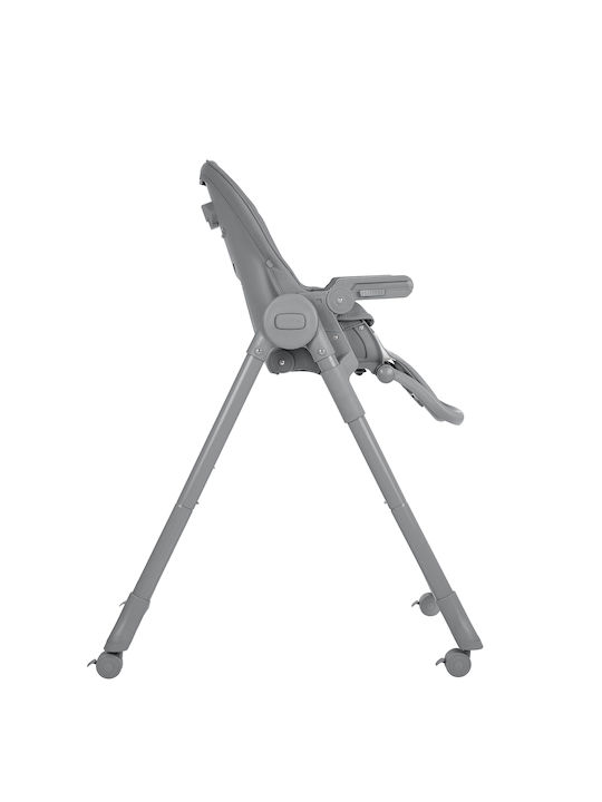 Kikka Boo Pastello Klappbarer Baby Hochstuhl in Grau Kikka Boo Pastello Klappbarer Baby Hochstuhl in Grau