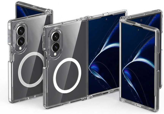 Tech-Protect Flexair Hybrid Back Cover Silicone / Plastic Transparent (Galaxy Z Fold 8)