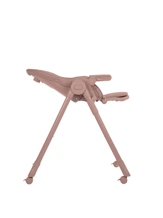 Kikka Boo Pastello Baby Highchair with Adjustable Height Pink