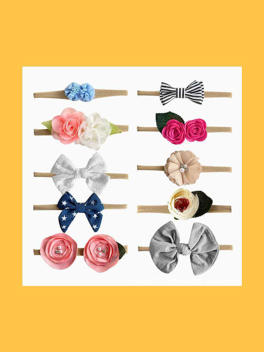 Intimonna Set Baby Headbands 10 Pieces