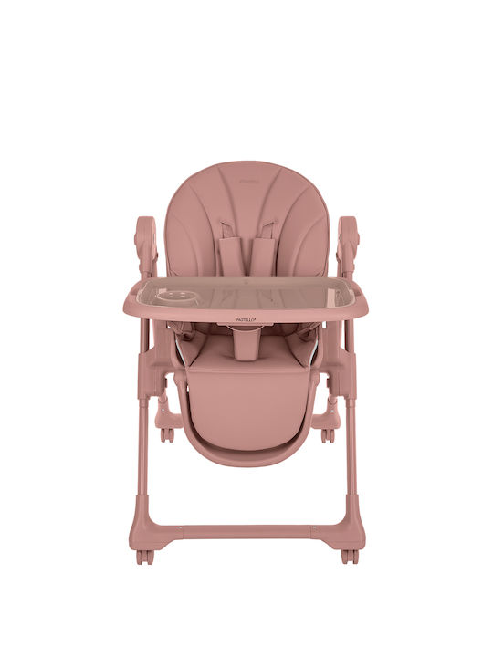Kikka Boo Pastello Baby Highchair with Adjustable Height Pink