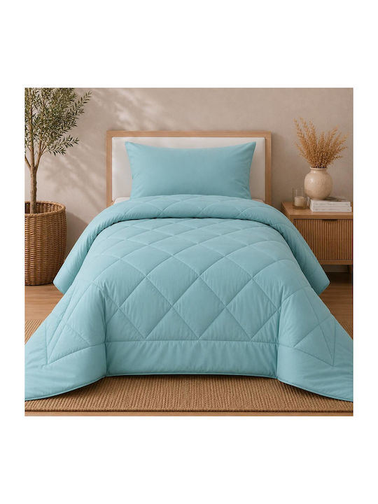 Astron Italy Übergröße Steppdecke 220x240cm Petrol 350 GSM