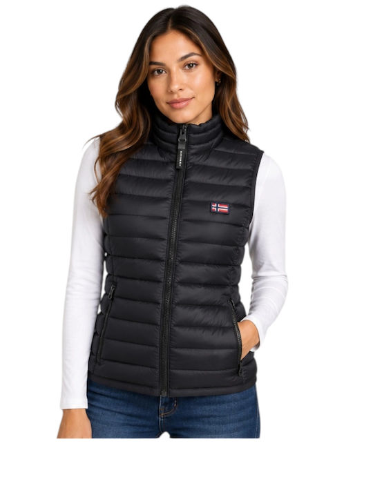 Women's Sleeveless Sports Jacket Black