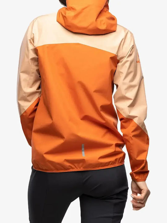 Damen Jacke Für Frühling - Herbst Orange