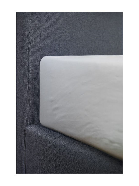 Βιοκαρπέτ Σεντόνι Naf Naf Hue Grey-violet Μονό 120x200cm +35cm