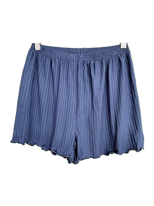 Sorrisino Summer Women's Pyjama Set Navy Blue