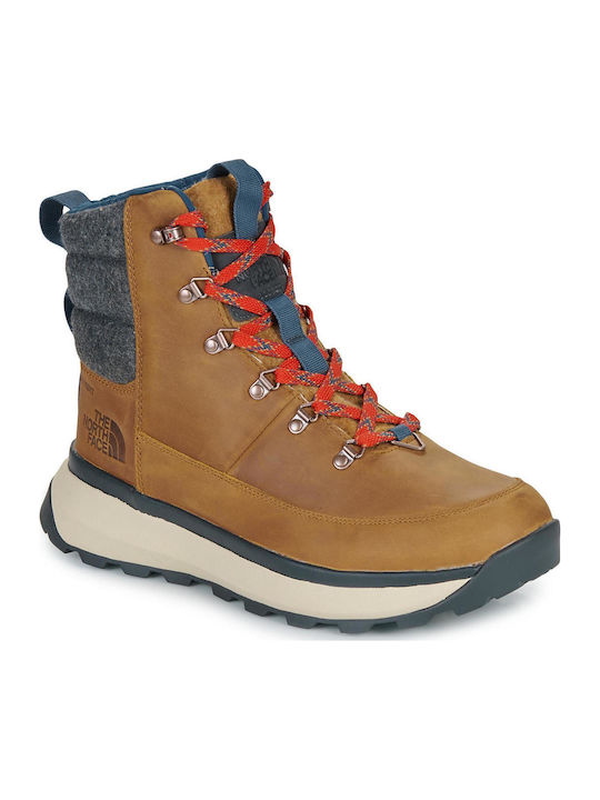 The North Face Δерматени Мъжки Планински Боти Водоустойчиви Кафяви