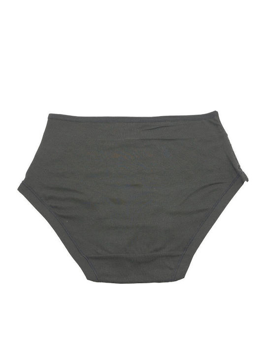 High Waist Women's Slip With Black Lace