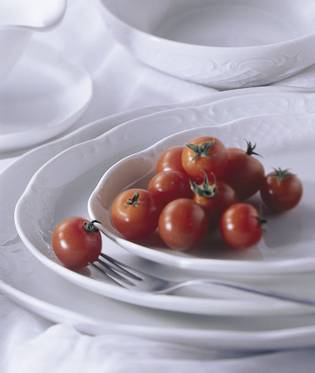 Ionia Olympia Servierplatte Untiefe Oval 28x28cm