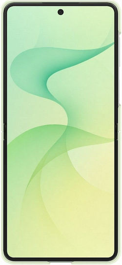 Samsung Magnetic With Ring Silicone Green Back Cover (Galaxy Z Flip8)