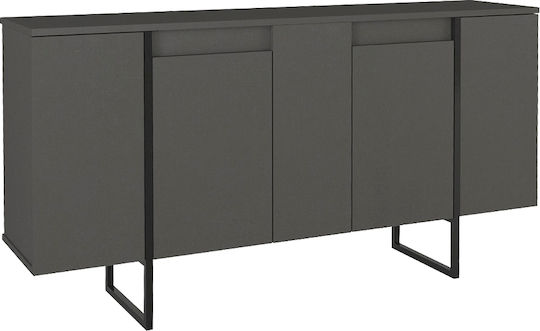 Orontes Sideboard from Wood & Metal Anthracite 160x35.2x80cm