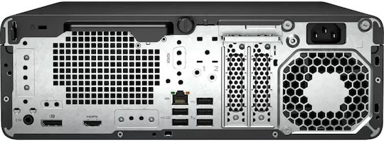 HP Elite Desk 8 SFF G1 SFF Настолен компютър (Ultra 5-235/32GB DDR5/512GB SSD/W10 Pro) с Клавиатура (Международен английски)