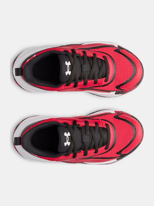 Kids Sports Shoes Basketball with Laces Red