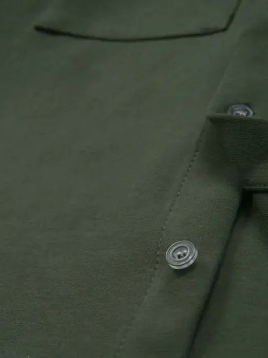 Kids Long-Sleeved Shirt Olive