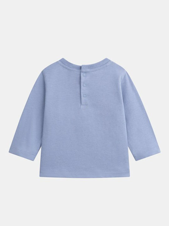 Kids Top Long-sleeved Blue Busoftee2