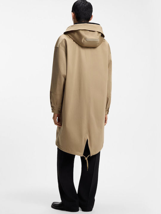 Мъжко палто Beige