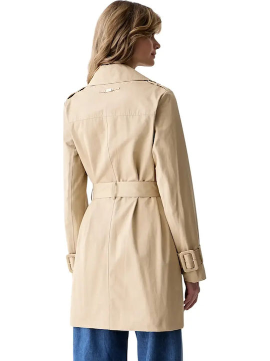Damenmäntel Beige Camaridine