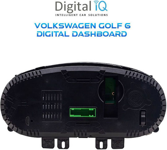 Digital Iq Dyl 746_dc 10.3" Digital Instrument Cluster Vw Golf 6 Mod 2008-2013 Hdmi Input