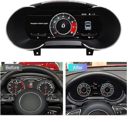 Digital Iq Dyl 915_dc 10.25in Digital Instrument Cluster Audi A3 Mod 2012-2021 Hdmi Input